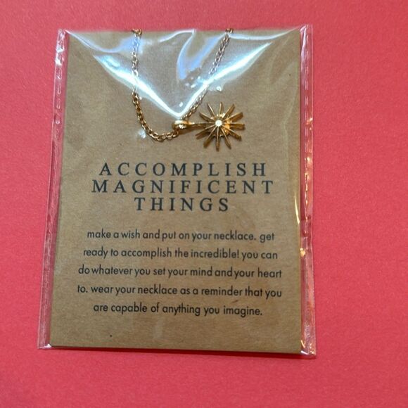 Accomplish Magnificent Things Necklace - Picture 1 of 2